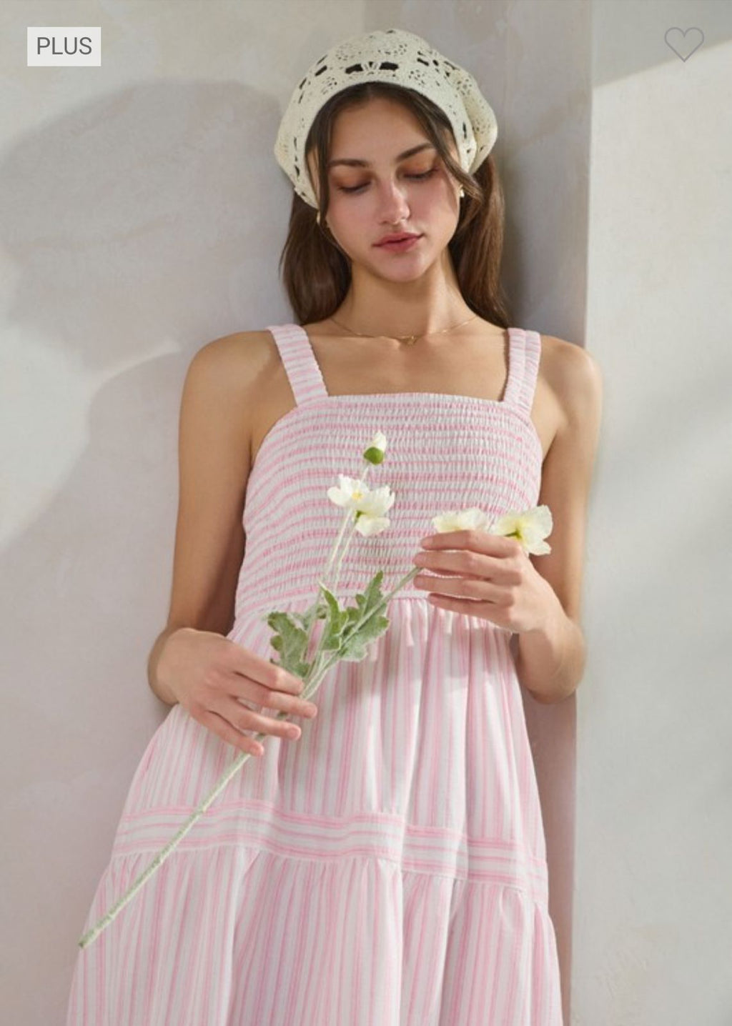 Vestido Midi Rosa Nube