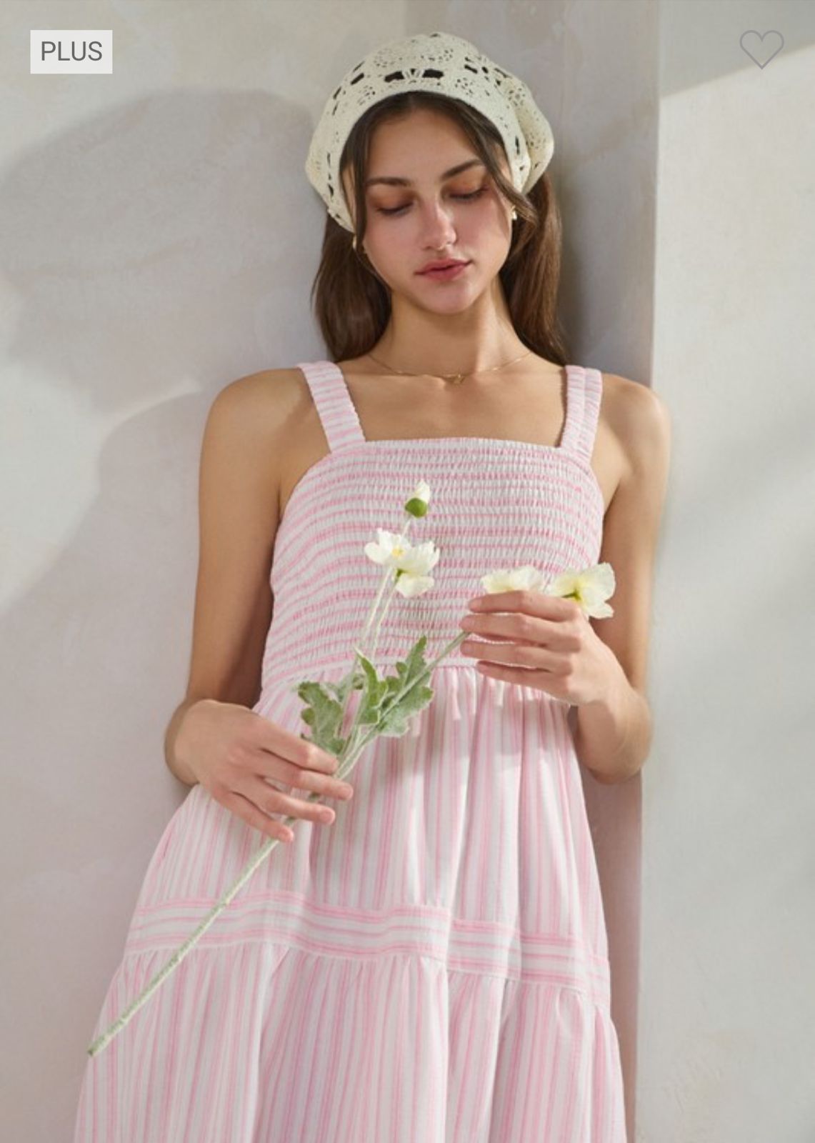 Vestido Midi Rosa Nube