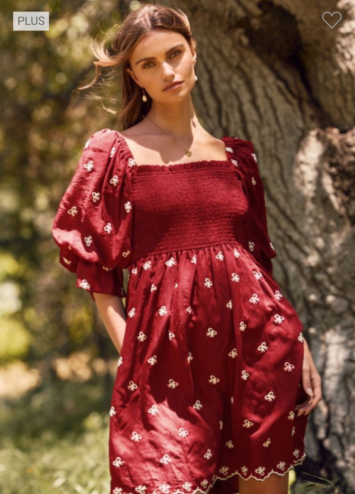 Vestido mini Merlot