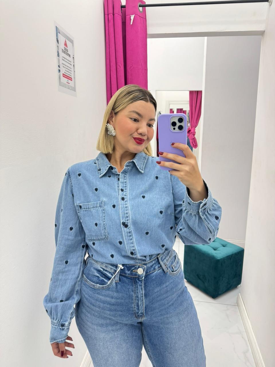 Camisera Denim Love