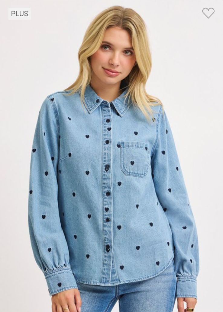 Camisera Denim Love