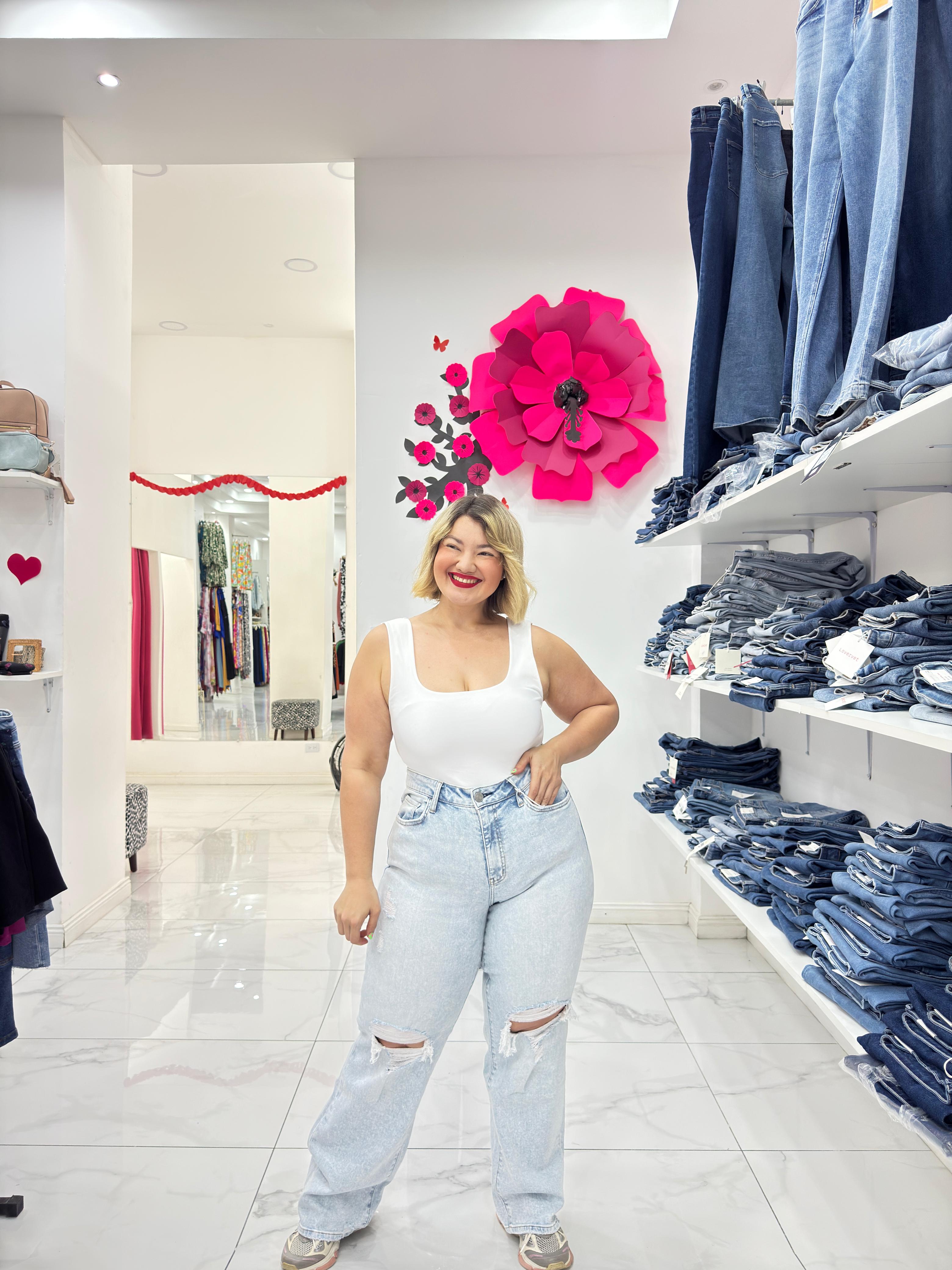 High Wige Leg Jeans