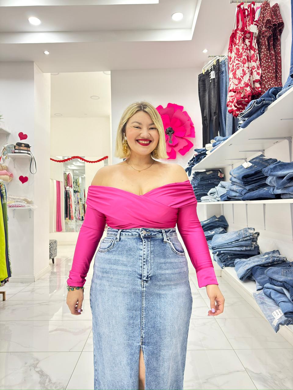 Maxi Falda Jeans Sandra