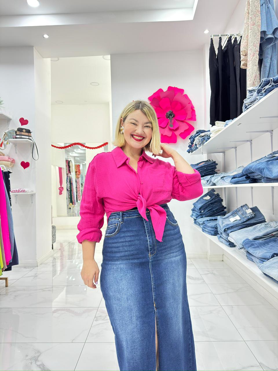 Maxi Falda Jeans Sandra